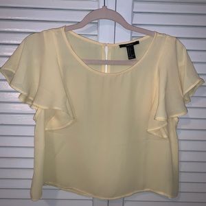 FOREVER 21 Yellow Spring Blouse